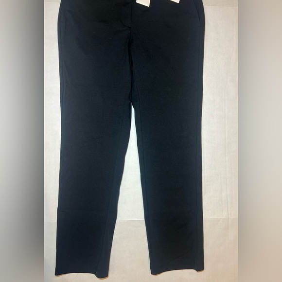 Eileen Fisher Black High Waisted Ankle Pant NWT Size PP 0-2 Cotton Lightweight - Picture 3 of 9